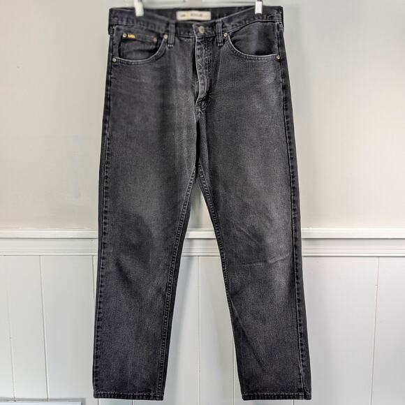 Lee Men’s Regular Fit Denim Jeans Heritage Everyday Classic Charcoal Black 34x32 - Picture 1 of 12